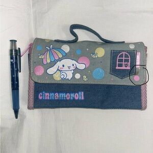 Sanrio Cinnamoroll pencil/makeup pouch vintage with pencil